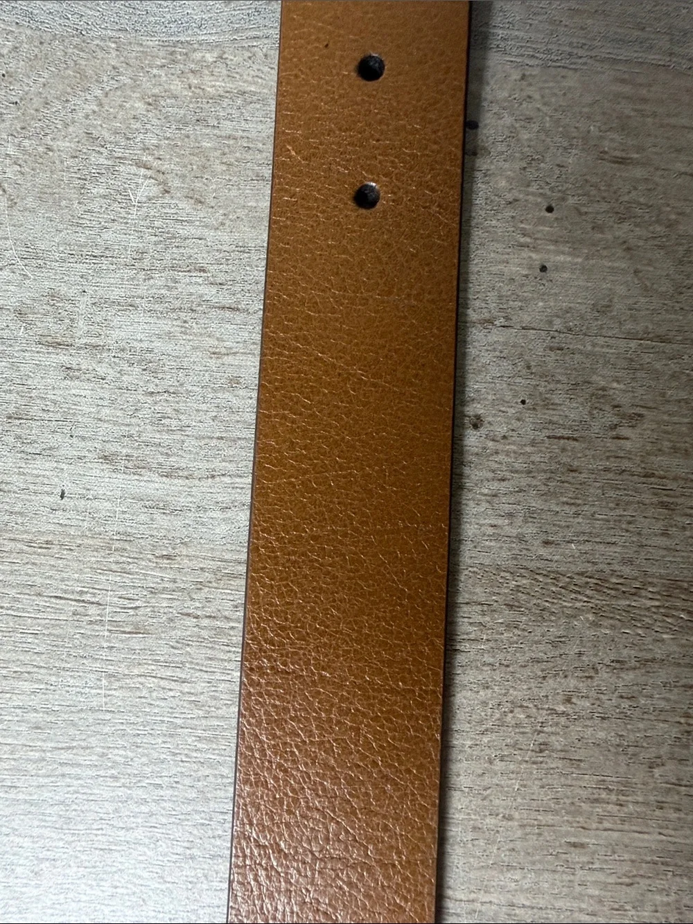 Joe's Jeans Tan Leather Men's Belt with Silver Buckle